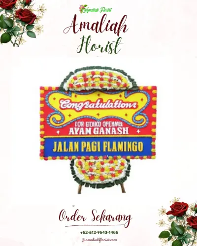Bunga Papan Congratulation di Kelun